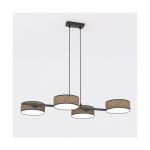 Emibig Pendel Lampe Drumz Stål Brun | Egnet for 4x E14 - Max 10W