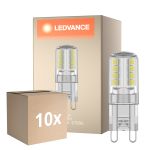 Fordelspakning 10x Ledvance Performance LED Capsule Klar G9 2.6W 320lm - 827 Ekstra Varm Hvit | Erstatter 30W