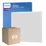 Fordelspakning 6x Philips LED Panel Ledinaire RC065B 28W 3400lm - 865 Daglys | 60x60cm - UGR <22