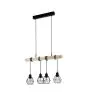 Eglo Pendel Lampe Townshend 5 Stål Tre Svart | IP20 - Egnet for 4x E27 
