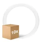 Fordelspakning 10x Ledvance LED Lysrør T9 Value Rund (EM/Mains) 18.3W 2200lm - 840 kald hvit | erstatter 32W